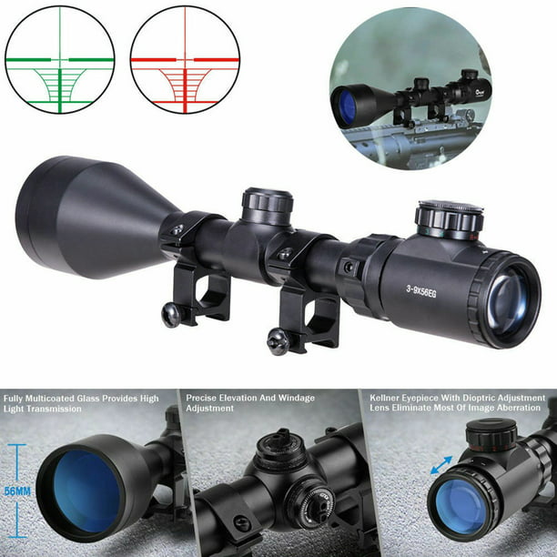 Brand Hunting Tactical Rifle 3-9X40 AO scope Reticle Optical with 20mm mounts